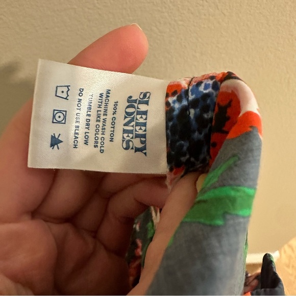 Sleepy jones marina pajama set 100% cotton top and bottom - Picture 13 of 13